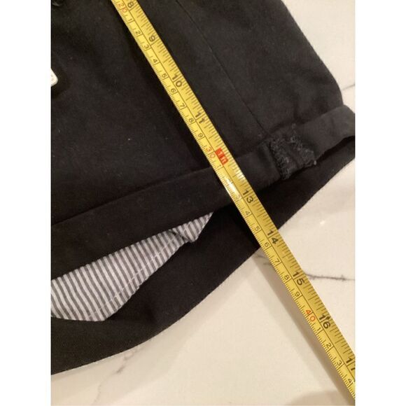 NWT Wax Jeans Shortalls Black Sz 1XL Distressed Stretch - Picture 12 of 12